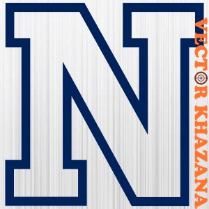 Navy Midshipmen N Logo SVG | Navy Football PNG