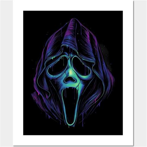 Classic Horror Mask Wall And Art Print | Ghost faces, Horror art ...