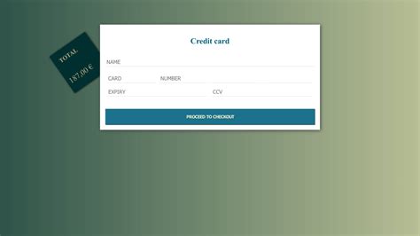 Css Checkout Forms