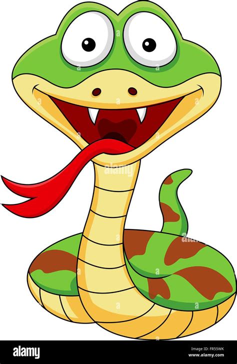 Funny snake cartoon Stock Vector Image & Art - Alamy