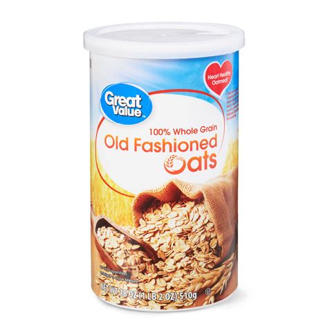 Great Value Old Fashioned Oats 18 Oz