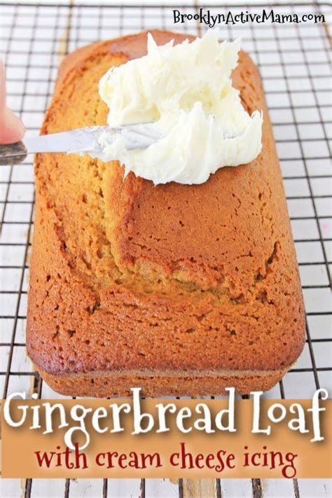 Festive Gingerbread Loaf With Cream Cheese Icing