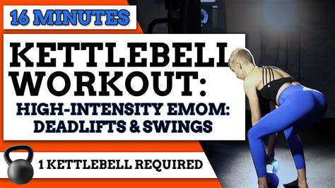 Deadlifts And Swings In This High Intensity Emom Workout Minutes