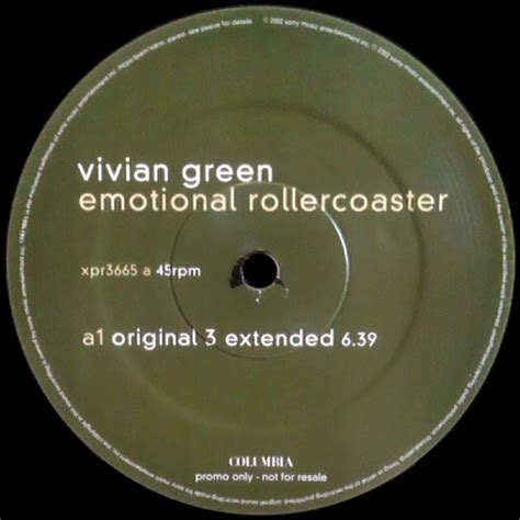 Vivian Green – Emotional Rollercoaster (2002, Vinyl) - Discogs