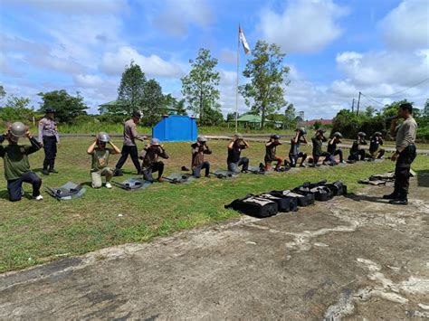 Satpol PP Barito Timur Latihan Pengendalian Massa MMC Barito Timur