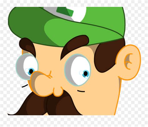 Transparent Angry Clipart Images - Luigi Face Png (#5443350) - PinClipart