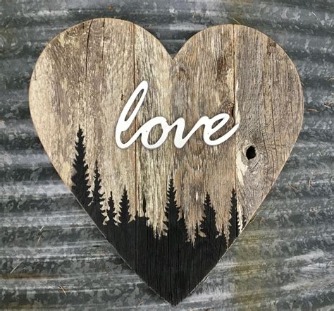 Heart Decor Wood Heart Wooden Heart Heart Love Heart Art