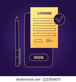 Digital Signature Concept Signing Document Procedure Stock Vector (Royalty Free) 2213056075 ...