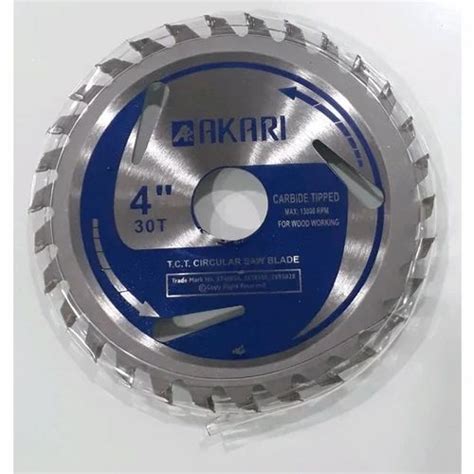 Inch Akari Tct Circular Saw Blade For Wood Cutting At Rs