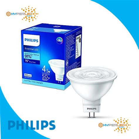 Foco Dicroico Led Mr16 4 5w 6500k Philips Luz Blanca