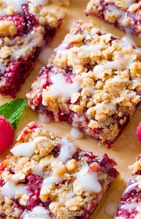 Raspberry Streusel Bars Sallys Baking Addiction