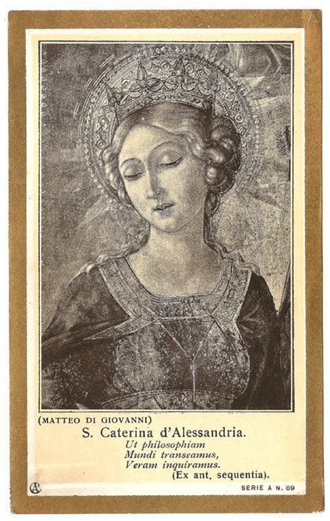 St Catherine Of Alexandria Antique Vintage Holy By 12starsvintage St