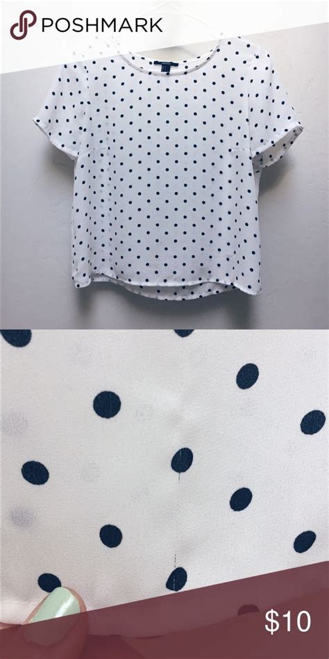 Black And White Polka Dot Blouse Black And White Polka Dot Blouse