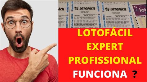 Lotofacil Expert Profissional Funciona Youtube