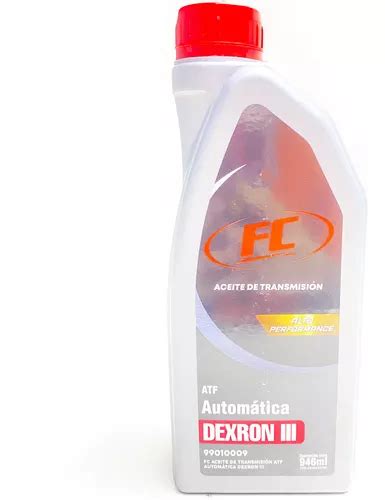 Aceite Fc Dexron 3 Atf3 Direccion Hidraulica Caja Automatica MercadoLibre