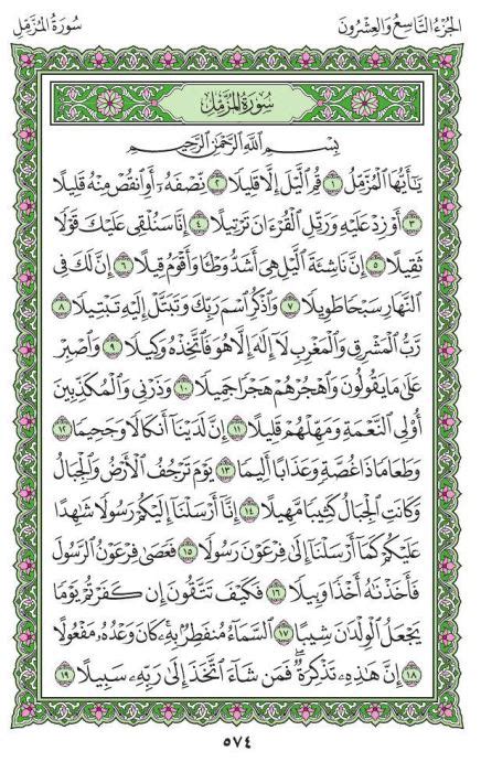 Surah Muzammil Pdf Download And Read Online