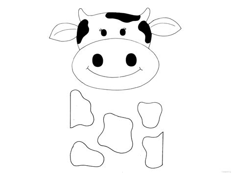 Explore Cow Face Coloring Page - Wordpresstemalarr