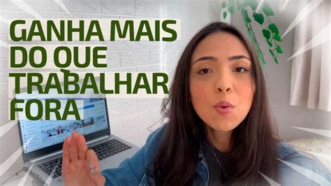 Como Trabalhar Em Casa Em E Ganhar Mais Que Sal Rio M Nimo