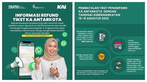 Cara Refund Tiket Kereta Api Antarkota Bagi Penumpang Yang Tidak