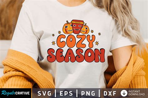 Cozy Season Svg Design Graphic By Regulrcrative · Creative Fabrica