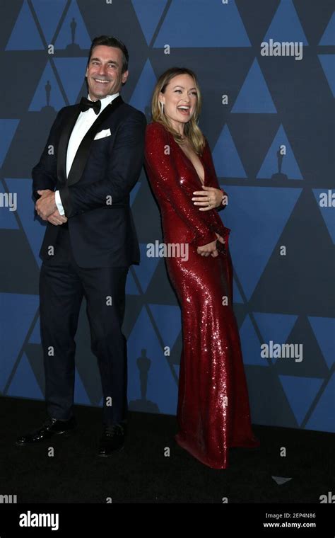 Jon Hamm, Olivia Wilde at the 11th Annual Governors Awards at the Dolby ...