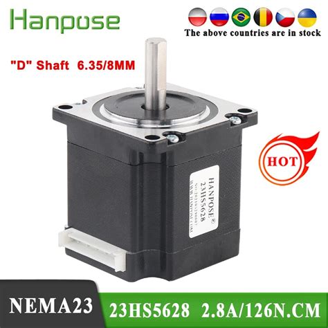 Free Shipping Nema 23 Stepper Motor 23hs5628 Motor 4 Lead 57 Series