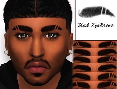 XxBlacksims Eyebrows | Sims 4 black hair, Guys eyebrows, Sims 4 hair ...