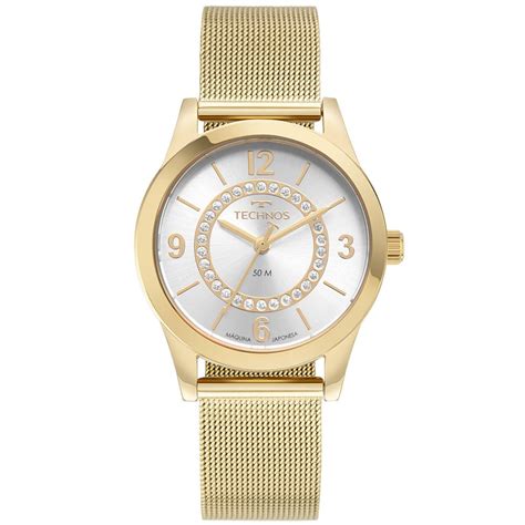 Relógio Technos Feminino Boutique Dourado 2036MSV 1D Dourado