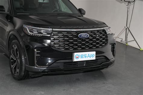 探险者EcoBoost 285 四驱ST LINE版 7座前格栅侧俯拍图片 汽车图片大全 易车