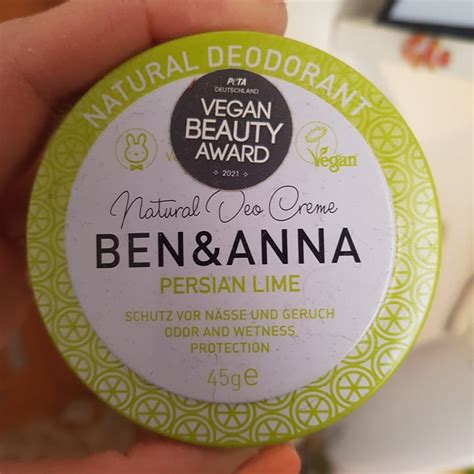 Ben Anna Natural Desodorante Persian Lime Review Abillion