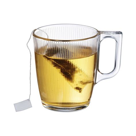 Mug en verre transparent rayé Luminarc 25 cl BRYCUS