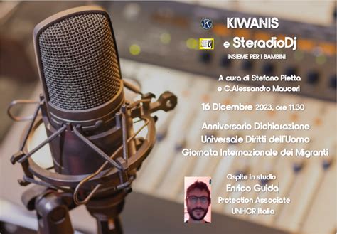 Kiwanis E Steradiodj Anniversario Della Dichiarazione Dei Diritti