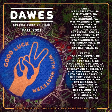 Dawes Fall Tour 2021 – Dawes 2024