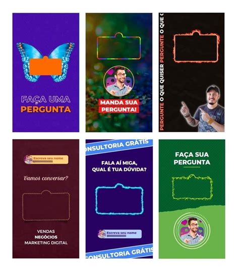 Pack Canva Storys Animados Para Caixa De Perguntas B Nus Arquivos