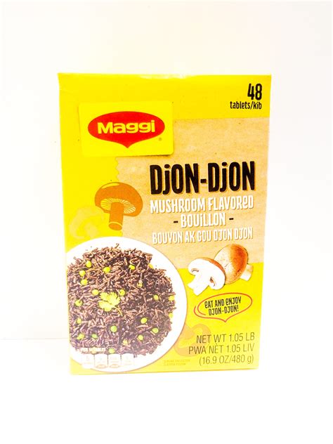 Madame Gougousse Djon Djon Mushroom Flavored Bouillon Maggi 48 Tablets