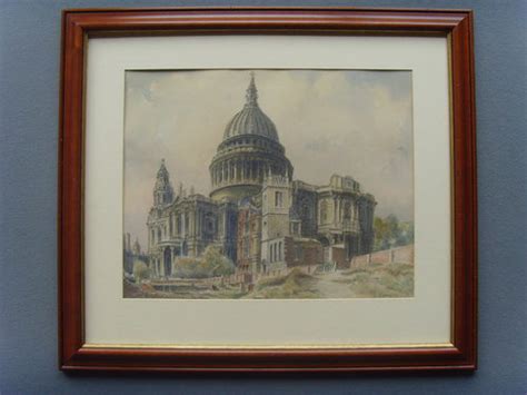 Antiques Atlas Finaylor Watercolour St Pauls After The Blitz As237a339