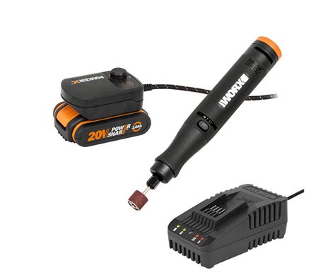 WORX 20V Cordless MAKERX Brushless Rotary Tool W HubX POWERSHARE