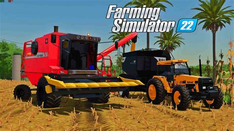 MASSEY FERGUSON 32 COLHEITA DE MILHO FARMING SIMULATOR 2022 YouTube