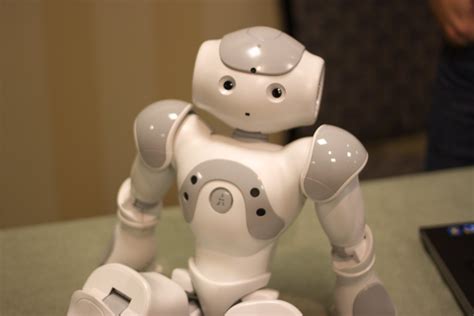 Aldebaran Roboticss Nao Humanoid Robot On Display At Aaai Flickr