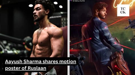 Aayush Sharma Shares Motion Poster Of Ruslaan Youtube