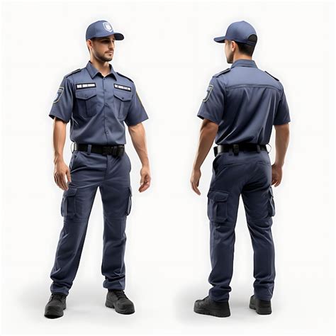 Premium AI Image | 3D of Customs Officer Uniform With Customs Logo ...