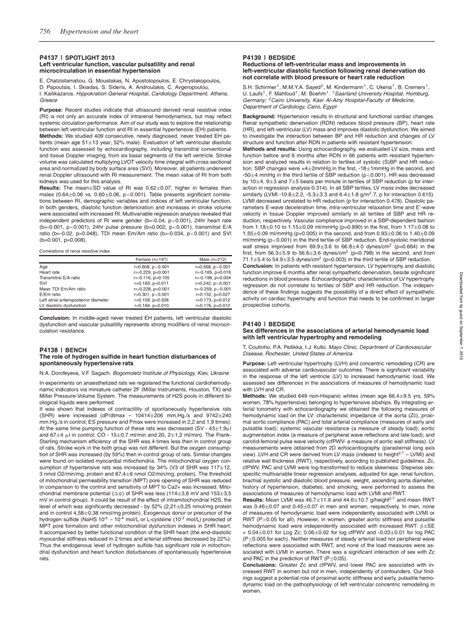 PDF Sex Differences In The Associations Of Hemodynamic Load With Left Ventricular Hypertrophy