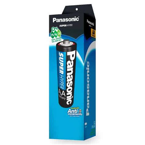 Pilas Panasonic AA Super Hyper De Carbon Zinc R6 52 Unidades FullPila