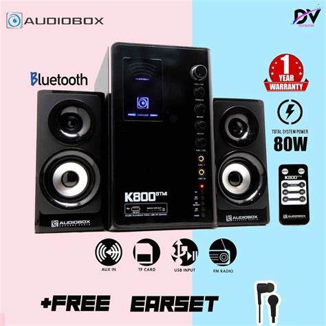 Audiobox K800 Btmi Bluetooth Multimedia Speaker With Fm Radio Free Earset Shopee Malaysia