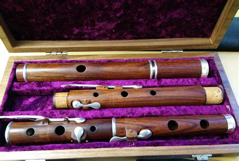 6 Key Concert Flute Mopane Wood Made By Francois Baubet Irish