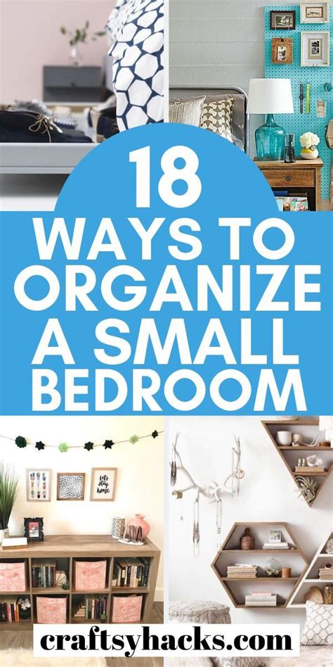 40 Ways To Organize A Small Bedroom Small Bedroom Organization