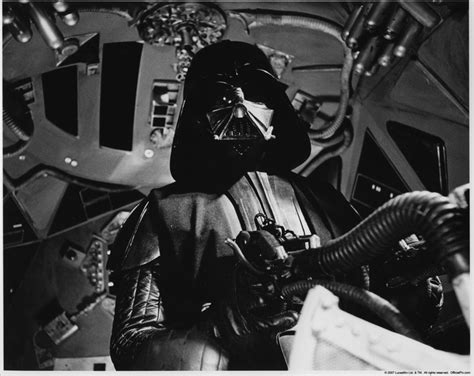 Darth Vader In The Cockpit Of His Tie Advanced X Fighter Episode Iv