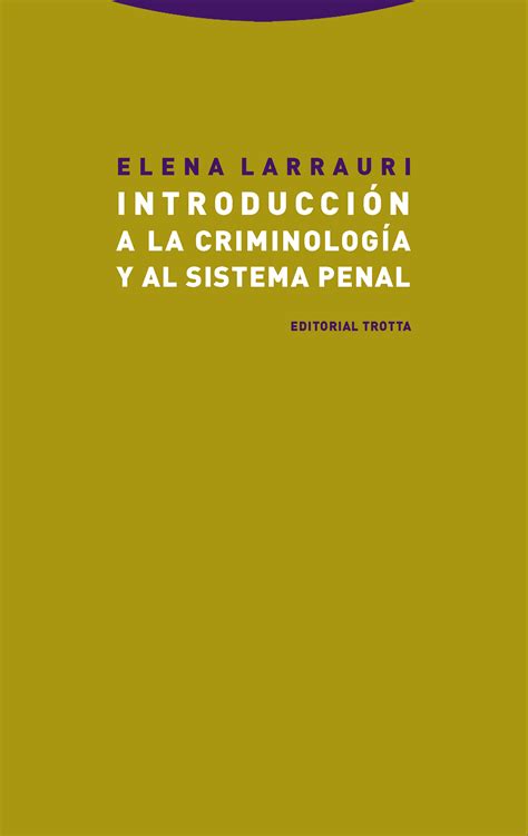 Librería Dykinson Introducción a la criminología y al sistema penal