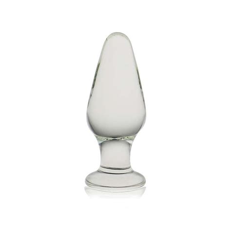 Plug Anal De Vidro Cônico Transparente Lovetoy Glass Romance Lust of