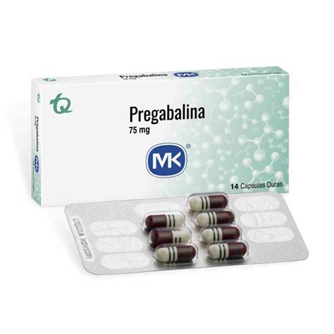 Droguería La Economía pregabalina mk 75 mg caja x 14 capsulas